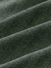 Mizzen + Main KPI Quarter Zip Spruce Herringbone Green Athletic Jacket Men’s Top Outerwear Athens GA Georgia Kempt Menswear Store