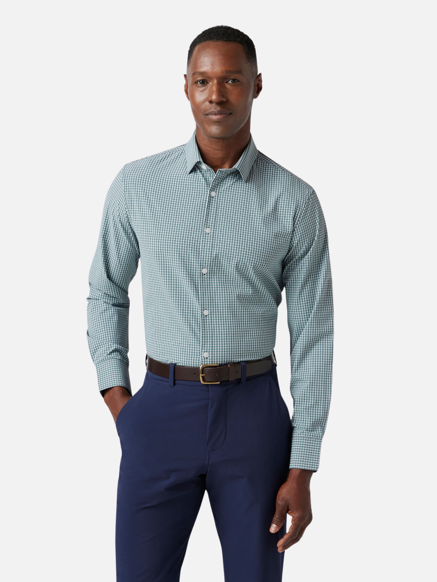Mizzen + Main Leeward LS Dress Shirt - Fir Winston Check – Kempt