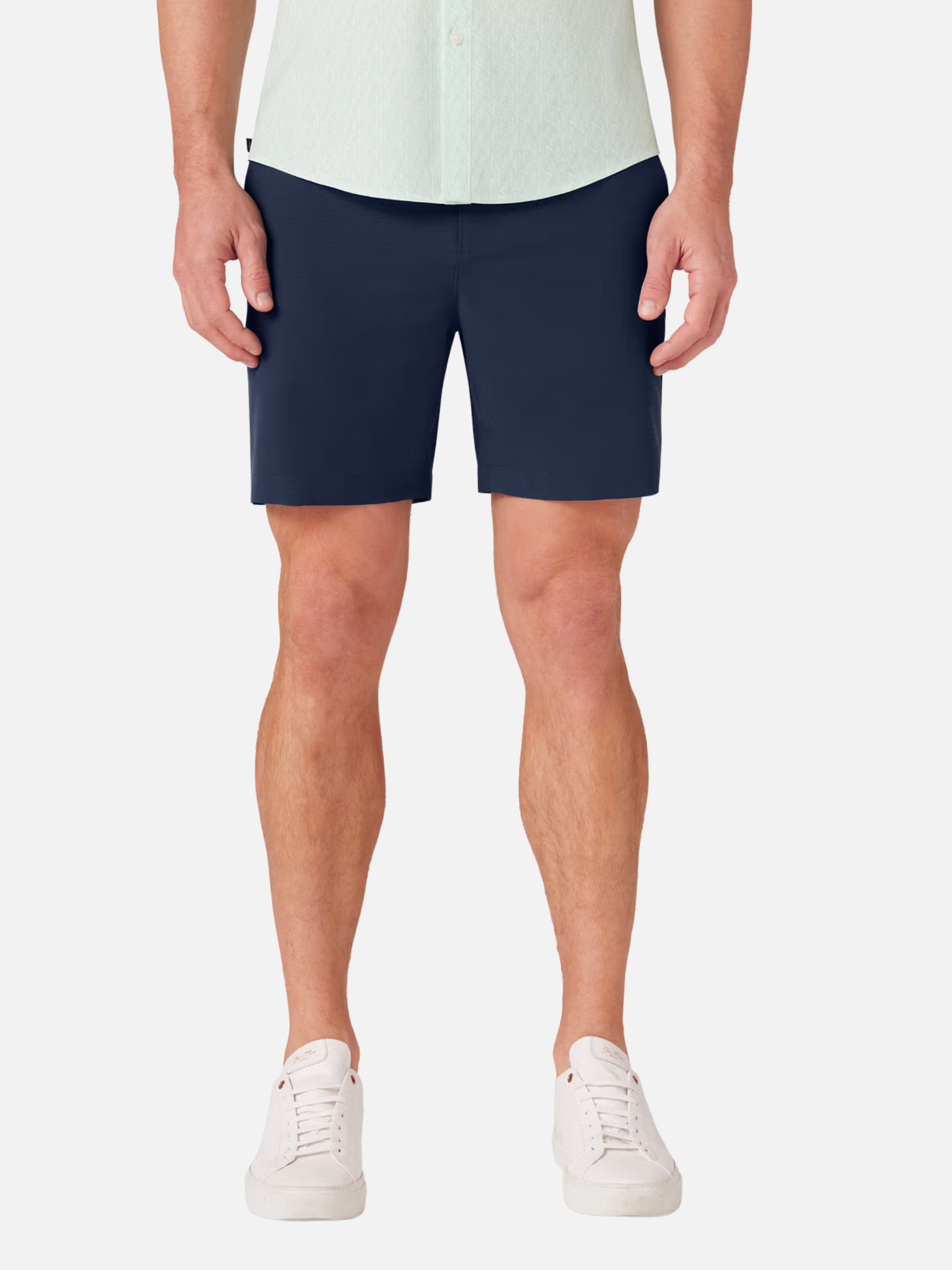 Mizzen + Main Deck  Short Navy Blue Solid Elastic Waistband Active Short Men's Bottoms For Men Spring Summer Athens GA Georgia Kempt Menswear Store Near Me