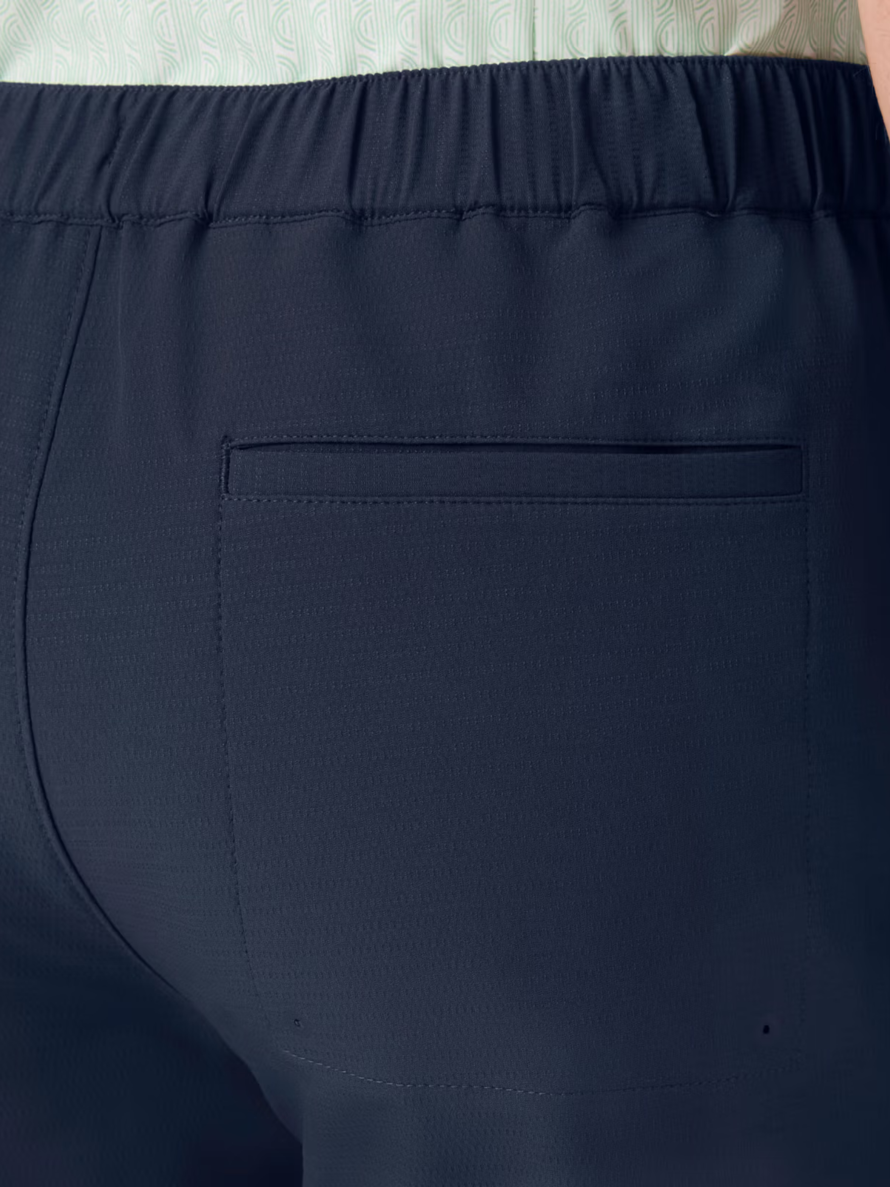 Mizzen + Main Deck  Short Navy Blue Solid Elastic Waistband Active Short Men's Bottoms For Men Spring Summer Athens GA Georgia Kempt Menswear Store Near Me