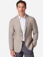 Mizzen + Main lavelle British Tan  Khaki blazer single breasted notched lapel 100% wool formal jacket outerwear kempt athens ga georgia men's clothing store