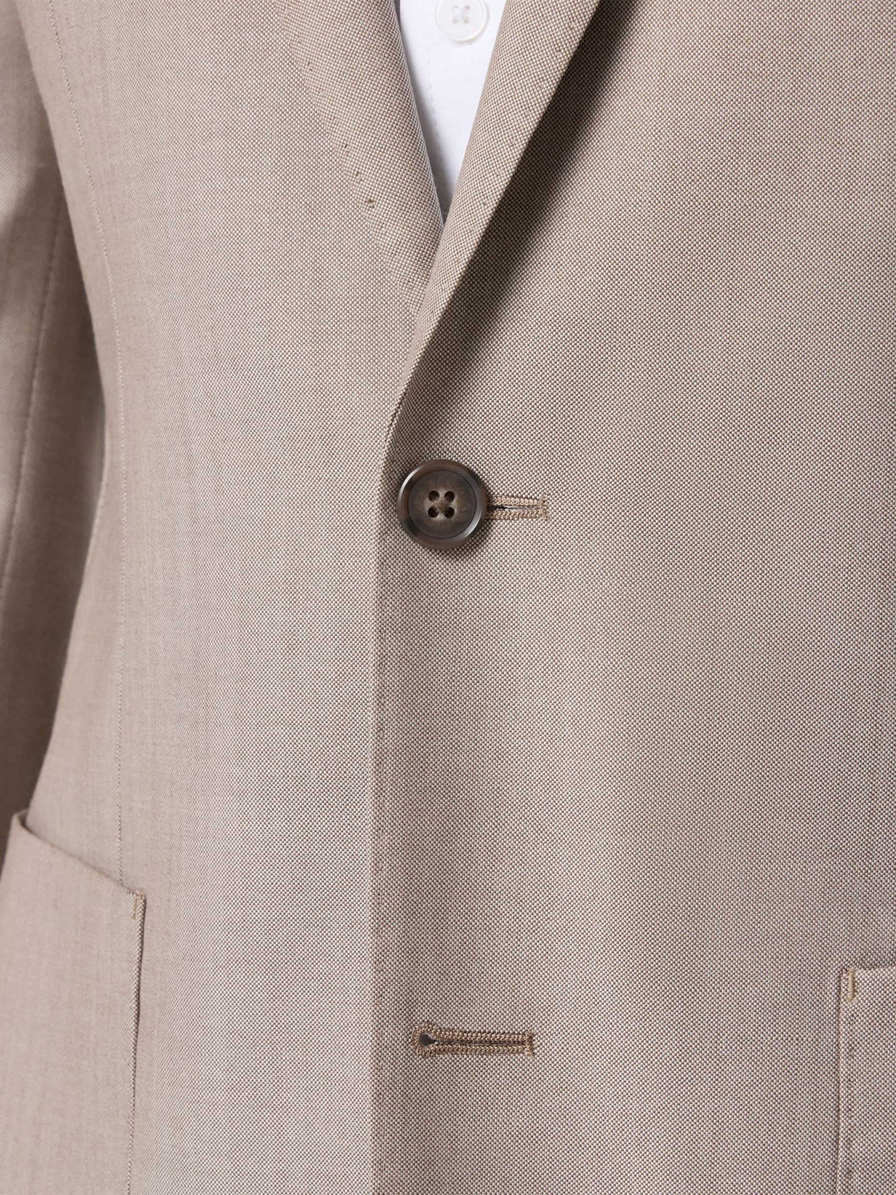 Mizzen + Main lavelle British Tan  Khaki blazer single breasted notched lapel 100% wool formal jacket outerwear kempt athens ga georgia men's clothing store