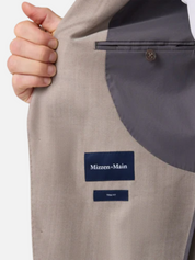 Mizzen + Main lavelle British Tan  Khaki blazer single breasted notched lapel 100% wool formal jacket outerwear kempt athens ga georgia men's clothing store