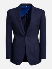 mizzen + main lavelle navy blue blazer single breasted notched lapel 100% wool jacket kempt athens ga georgia men's clothing store