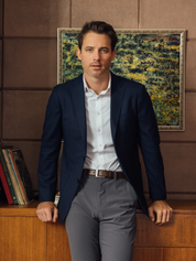 mizzen + main lavelle navy blue blazer single breasted notched lapel 100% wool jacket kempt athens ga georgia men's clothing store