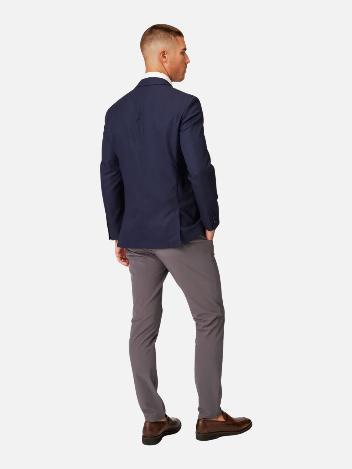 mizzen + main lavelle navy blue blazer single breasted notched lapel 100% wool jacket kempt athens ga georgia men's clothing store