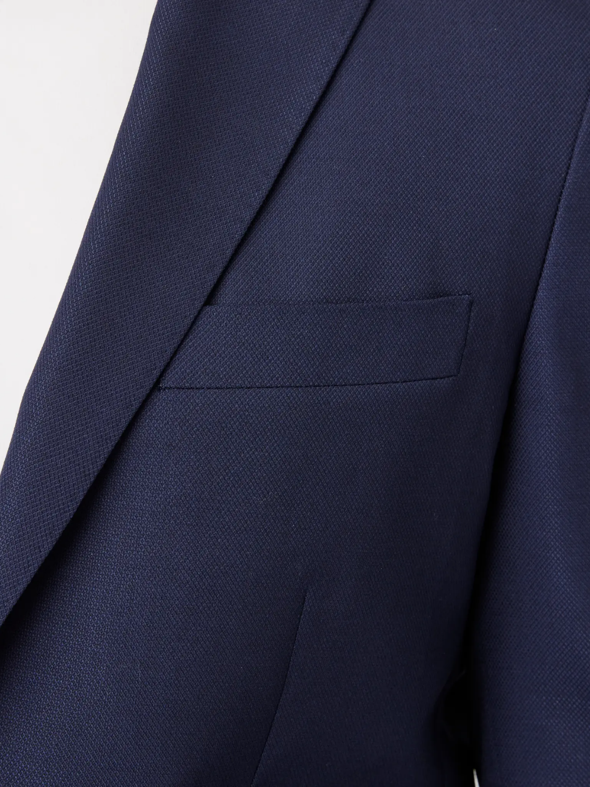 mizzen + main lavelle navy blue blazer single breasted notched lapel 100% wool jacket kempt athens ga georgia men's clothing store