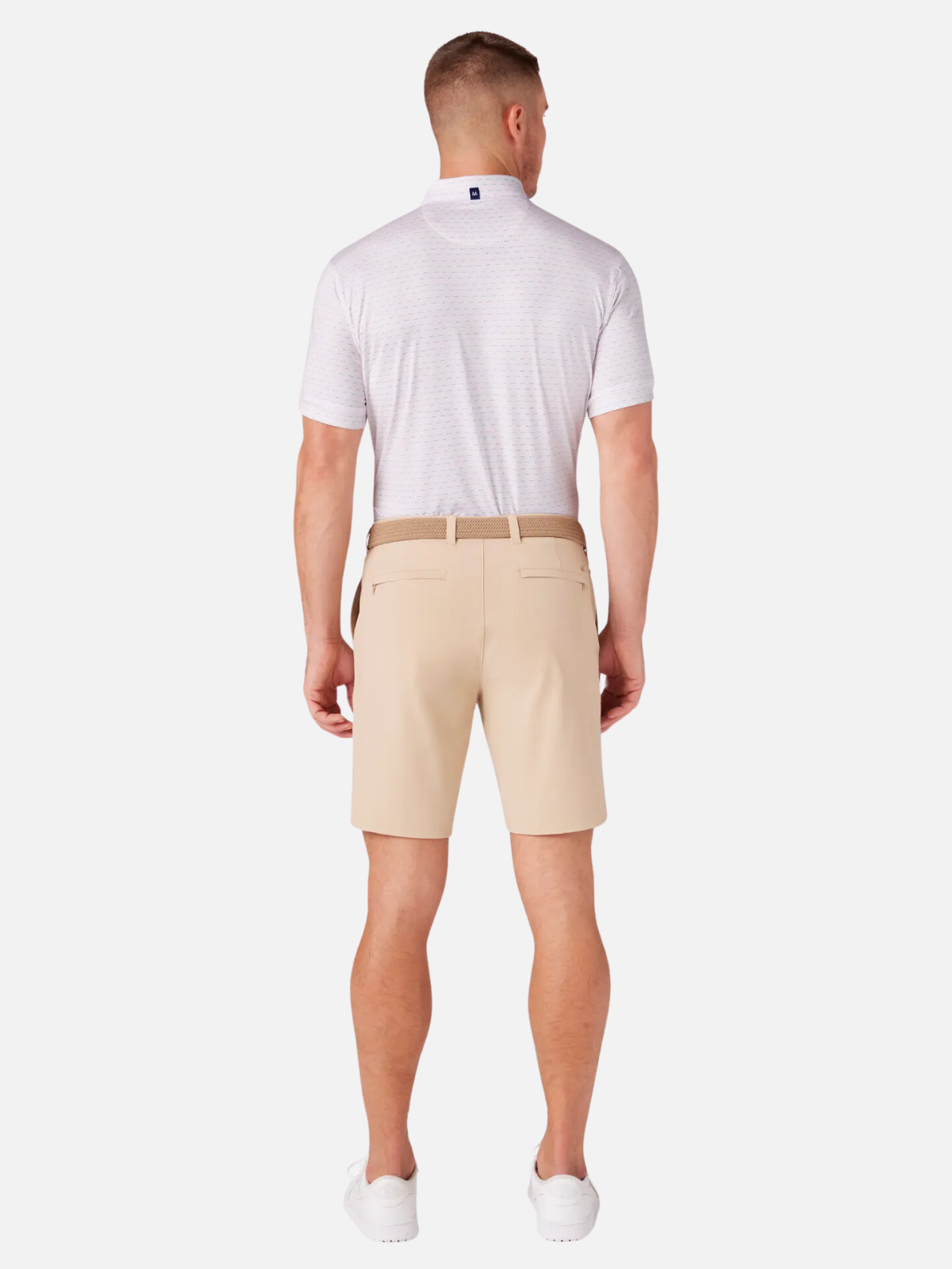 Mizzen Main Versa SS Short Sleeve Polo True Pink Triple Dot Golf Mens Work Casual Kempt Men's Clothing Store Athens Georgia