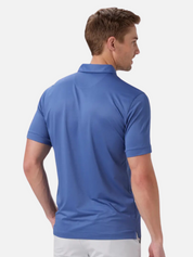 Mizzen + Main Halyard Polo Costal Fjord Solid Short Sleeve Polo Summer July 2024 Shirt Cooling Dress Button Down Mens Store Athens Georgia Kempt Athens Menswear