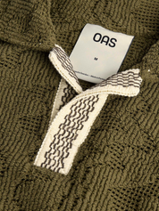 OAS Pine Green Verve Palmer Crochet Collared Men’s SS Short Sleeve Top for Men Athens GA Georgia Kempt Menswear Store Near Me