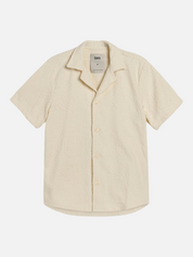 oas golconda cuba terry shirt 100% cotton terry towel material cream ss short sleeve button down kempt athens ga georgia men's clothing store