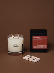 Cowboy Christmas Candle