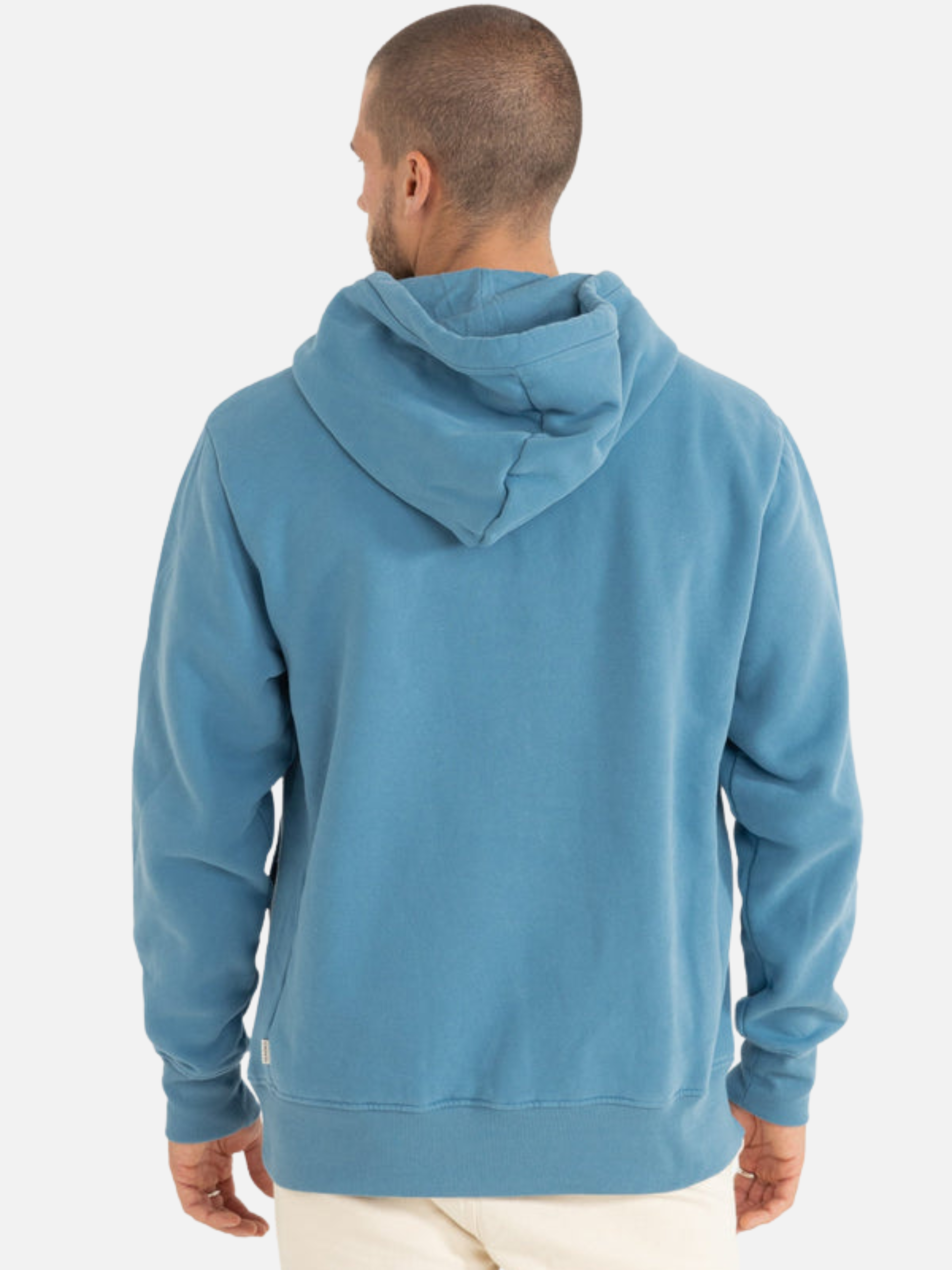 Rhythm Classic Fleece Hood Mineral Blue Drawstring Hoodie Front Pockets Athens GA Georgia Kempt Menswear Store