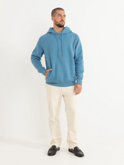 Rhythm Classic Fleece Hood Mineral Blue Drawstring Hoodie Front Pockets Athens GA Georgia Kempt Menswear Store