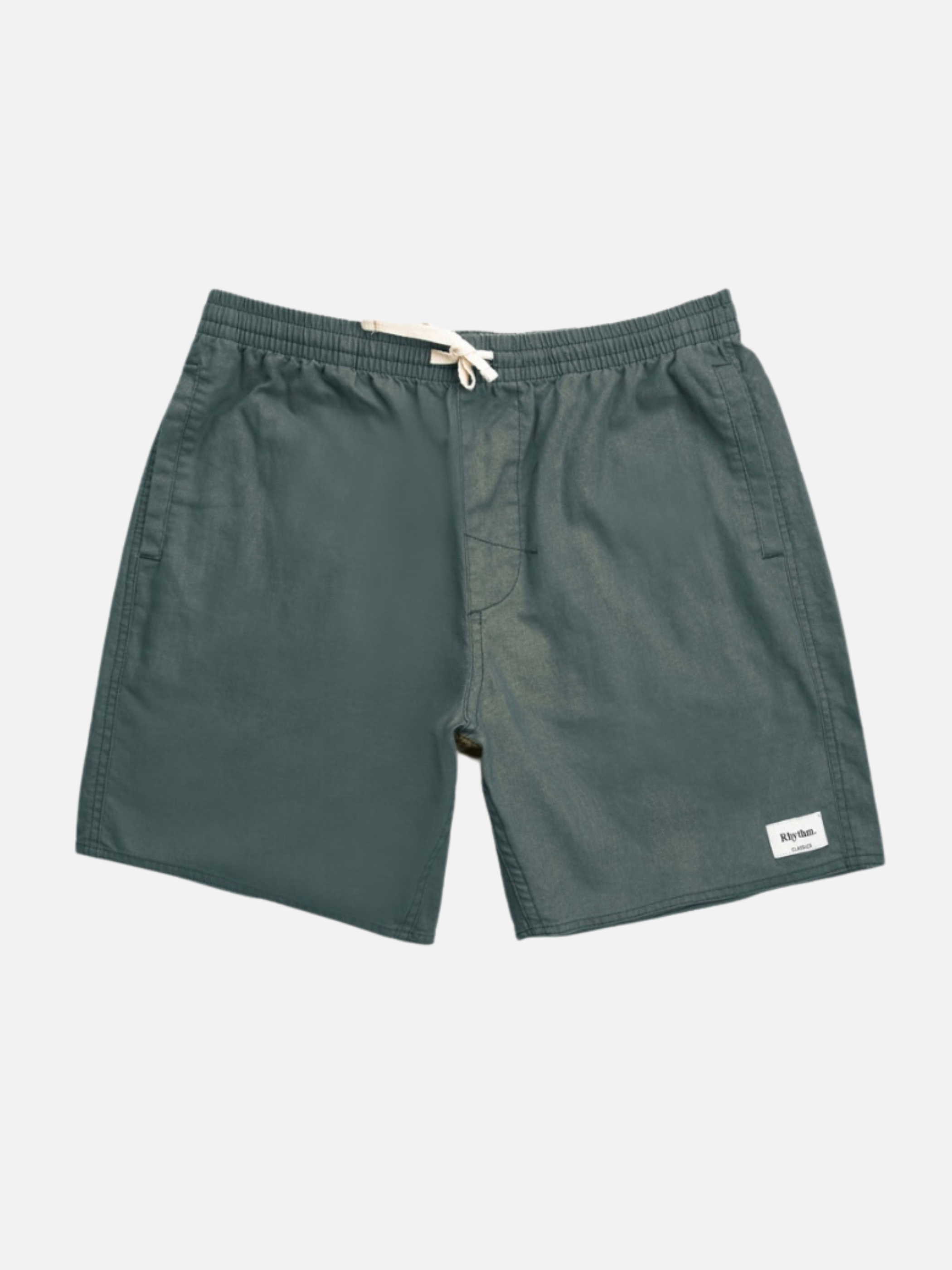 Rhythm Classic Linen Jam Shorts Summer Men’s Bottoms for Men Silver Pine Green Athens GA Georgia Kempt Menswear Store Near Me