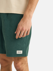 Rhythm Cord Jam Shorts Corduroy Textured Men’s Bottoms for Men Teal Green Elastic Waistband Drawstring Spring Summer Athens GA Georgia Kempt Menswear Store Near Me