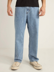 Rhythm Essential Cotton Jean Jeans Stone Wash Blue Denim Men’s Bottoms for Men Athens GA Georgia Kempt Menswear Store Near Me