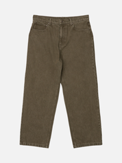 Rhythm Essential Jean Washed Olive Green Men’s Fall Winter Jeans for Men Relaxed Baggy Fit Athens GA Georgia Kempt Menswear Store Near Me