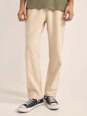 Rhythm Linen Jam Pant Bone Relaxed Summer Men’s Bottoms for Men Athens GA Georgia Kempt Menswear Store Near Me
