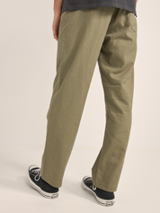 Linen Jam Pant - Olive