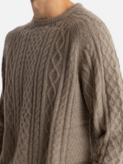 Rhythm Mohair Fishermans Knit Cable Men’s Sweater for Men Fall Winter Top Knitwear Kempt Athens Menswear Store GA Georgia