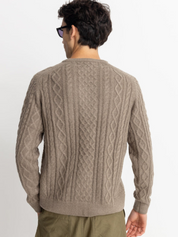 Rhythm Mohair Fishermans Knit Cable Men’s Sweater for Men Fall Winter Top Knitwear Kempt Athens Menswear Store GA Georgia