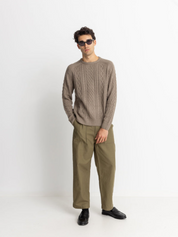 Rhythm Mohair Fishermans Knit Cable Men’s Sweater for Men Fall Winter Top Knitwear Kempt Athens Menswear Store GA Georgia