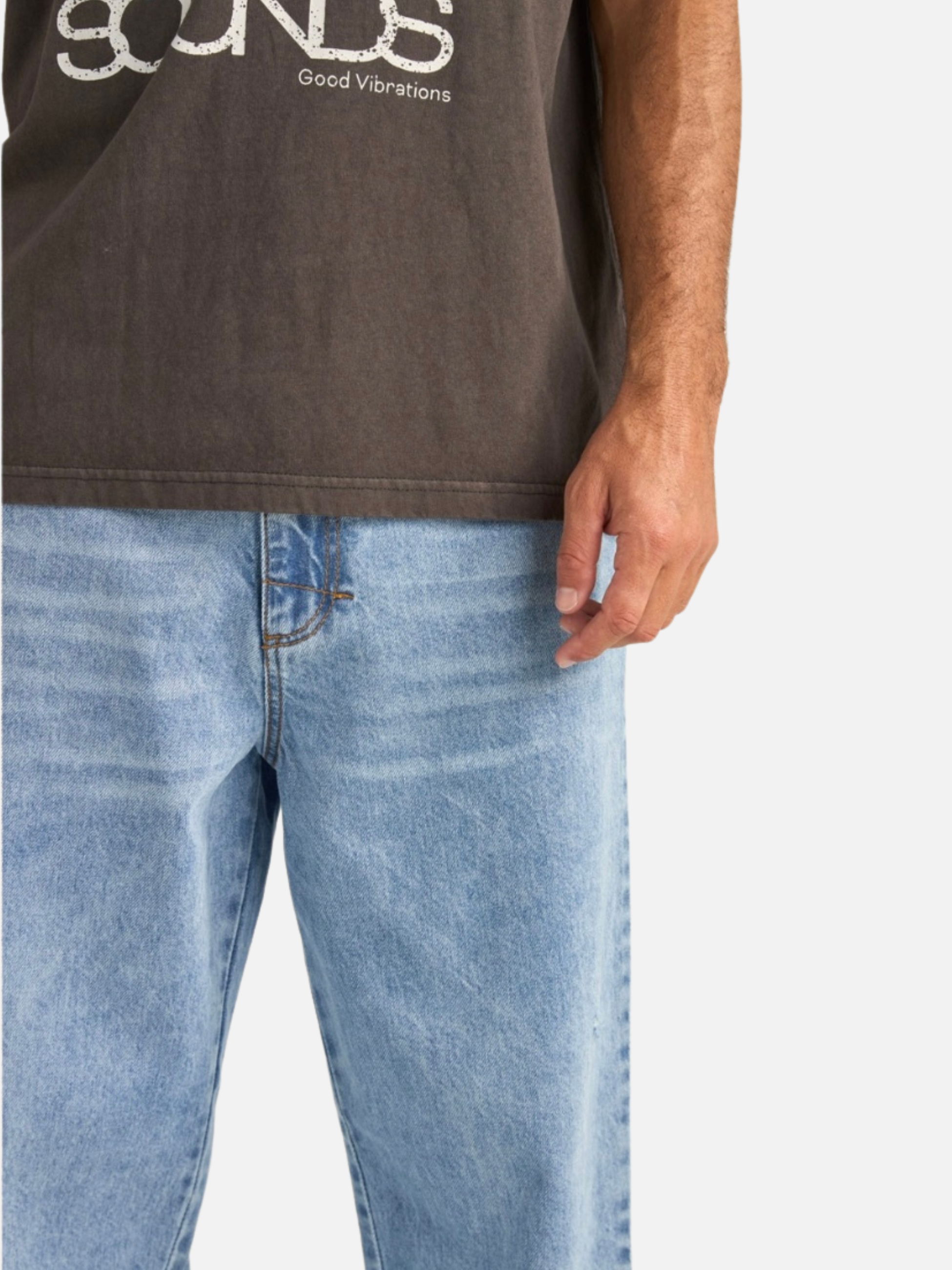 Subtle Distress Jean - Blue
