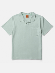 Rhythm Seafoam Green Blue Vintage Terry Polo Terrycloth Men’s Top for Men Spring Summer SS Short Sleeve Shirt Athens GA Georgia Kempt Menswear Store Near Me