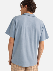 Rhythm Vintage Terry Terrycloth Polo Men’s Collared SS Short Sleeve Shirt Spring Summer Slate Blue Tops for Men Athens GA Georgia Kempt Menswear Store Near Me