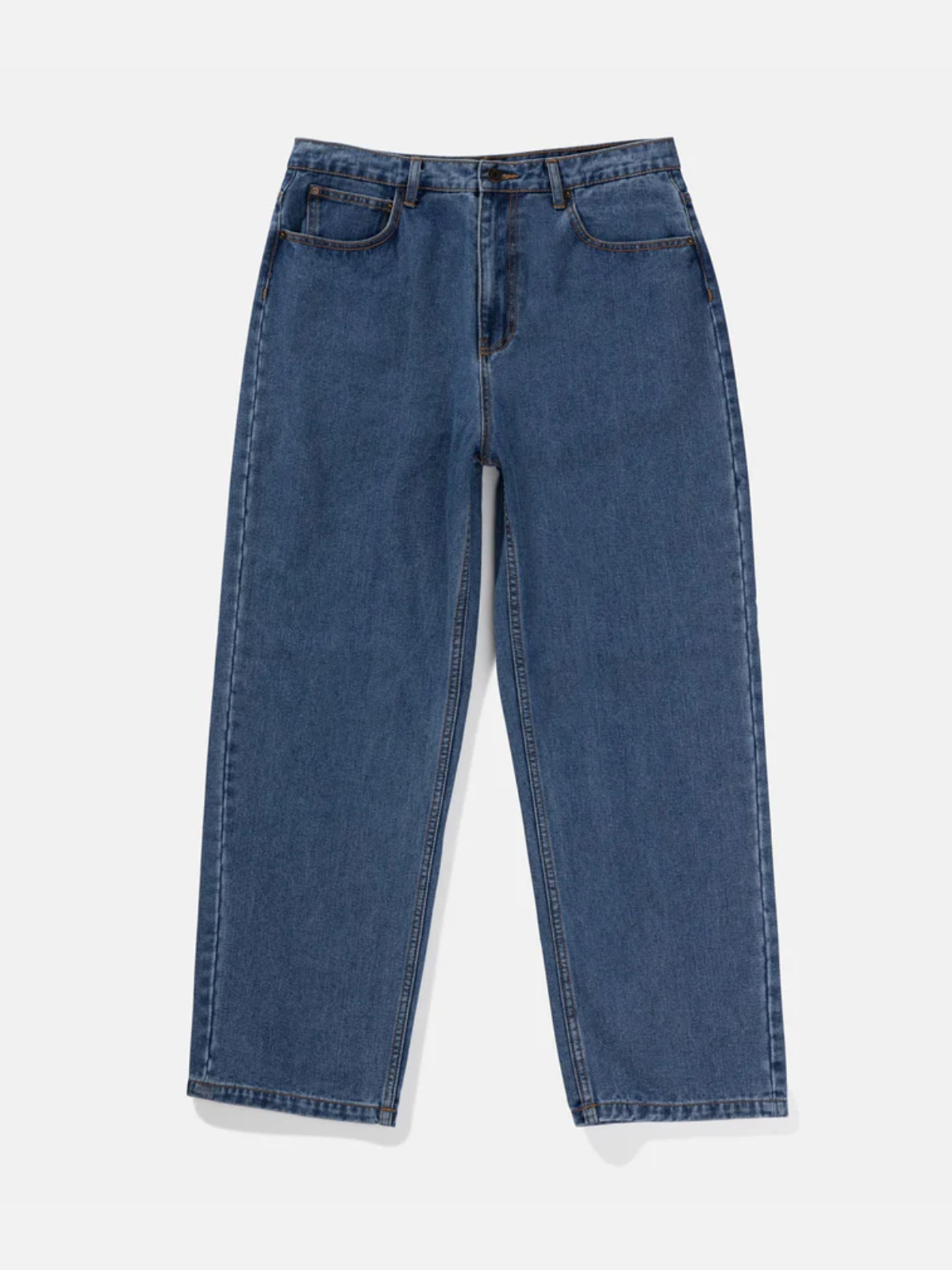 Rhythm Essential Jean Dark Blue Denim Kempt Mens Relaxed Fit Athens Georgia Shopping