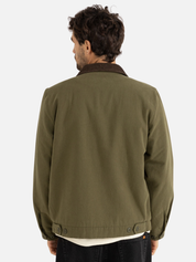Rhythm James Jacket Olive Collared LS Long Sleeve Men’s Outerwear Top for Fall Winter Athens GA Georgia Kempt Menswear Store Near Me