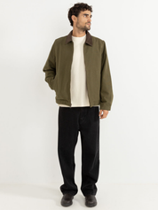 Rhythm James Jacket Olive Collared LS Long Sleeve Men’s Outerwear Top for Fall Winter Athens GA Georgia Kempt Menswear Store Near Me