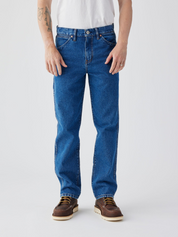 Seager Autry Jean Antique Wash Blue Men’s Relaxed Fit Jeans Denim Bottoms Kempt Athens Menswear Store