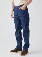 Seager Autry Jean Raw Indigo Blue Denim Men’s Bottom Bottoms Jeans Cotton Straight Relaxed Fit Athens GA Georgia Kempt Menswear Store Near Me