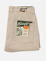 Seager Bison Cotton Canvas Pants Men’s Bottom Pant Stone Taupe Neutral Bottoms for Men Relaxed Straight Athens GA Georgia Kempt Menswear Store Near Me