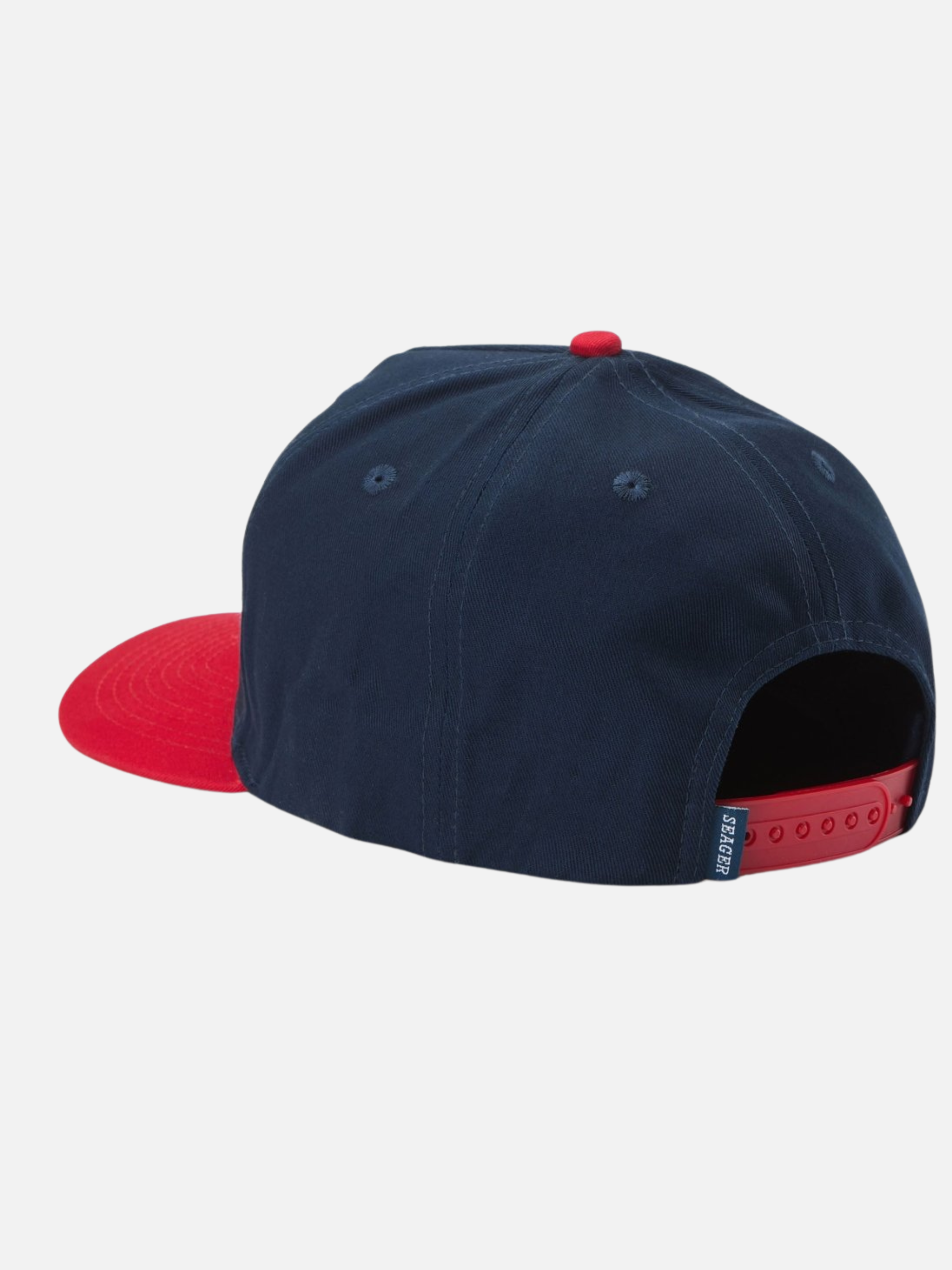 Seager Bradley Snapback Navy Blue Red Western Americana Snapback Men’s Hats Accessories Athens GA Georgia Kempt Menswear Store Near Me
