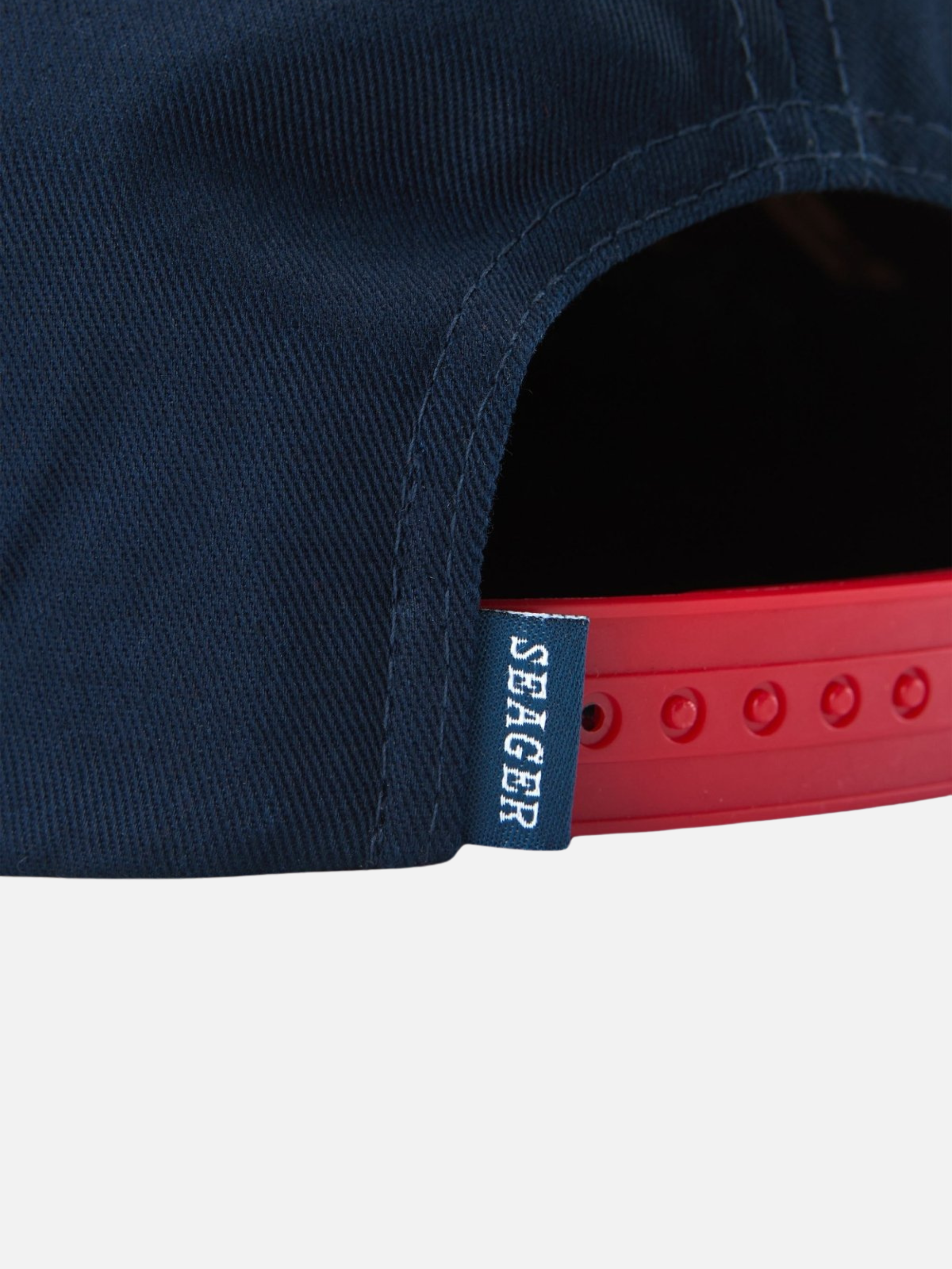 Seager Bradley Snapback Navy Blue Red Western Americana Snapback Men’s Hats Accessories Athens GA Georgia Kempt Menswear Store Near Me