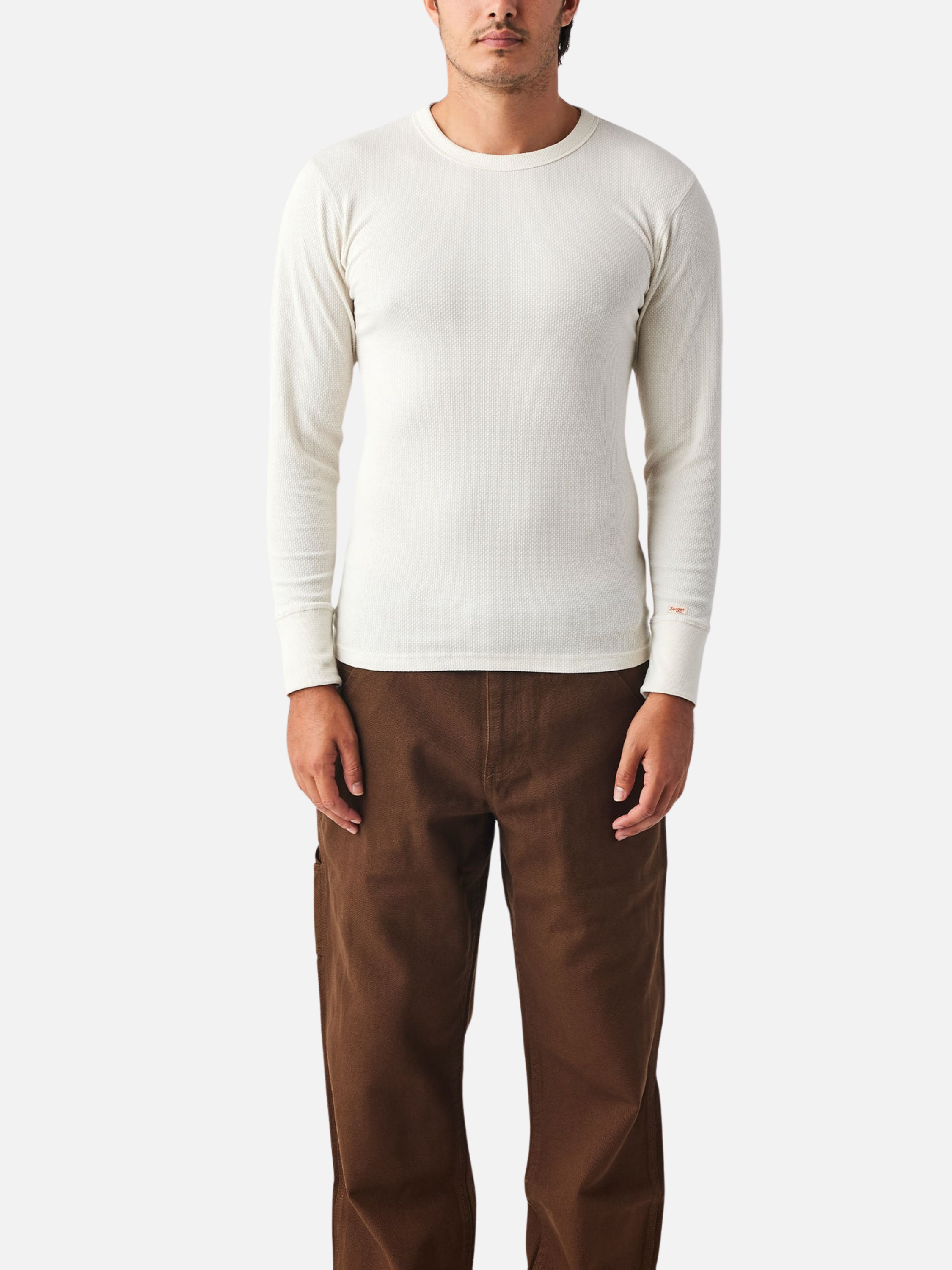 Seager Dozer Base Layer Thermal White LS Long Sleeve Layering Piece for Men Athens GA Georgia Kempt Menswear Store Near Me