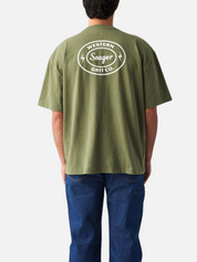 Seager Ford Burl Heavyweight Relaxed Graphic Tee Men’s Top for Men Military Green Athens GA Georgia Kempt Menswear Store Near Me