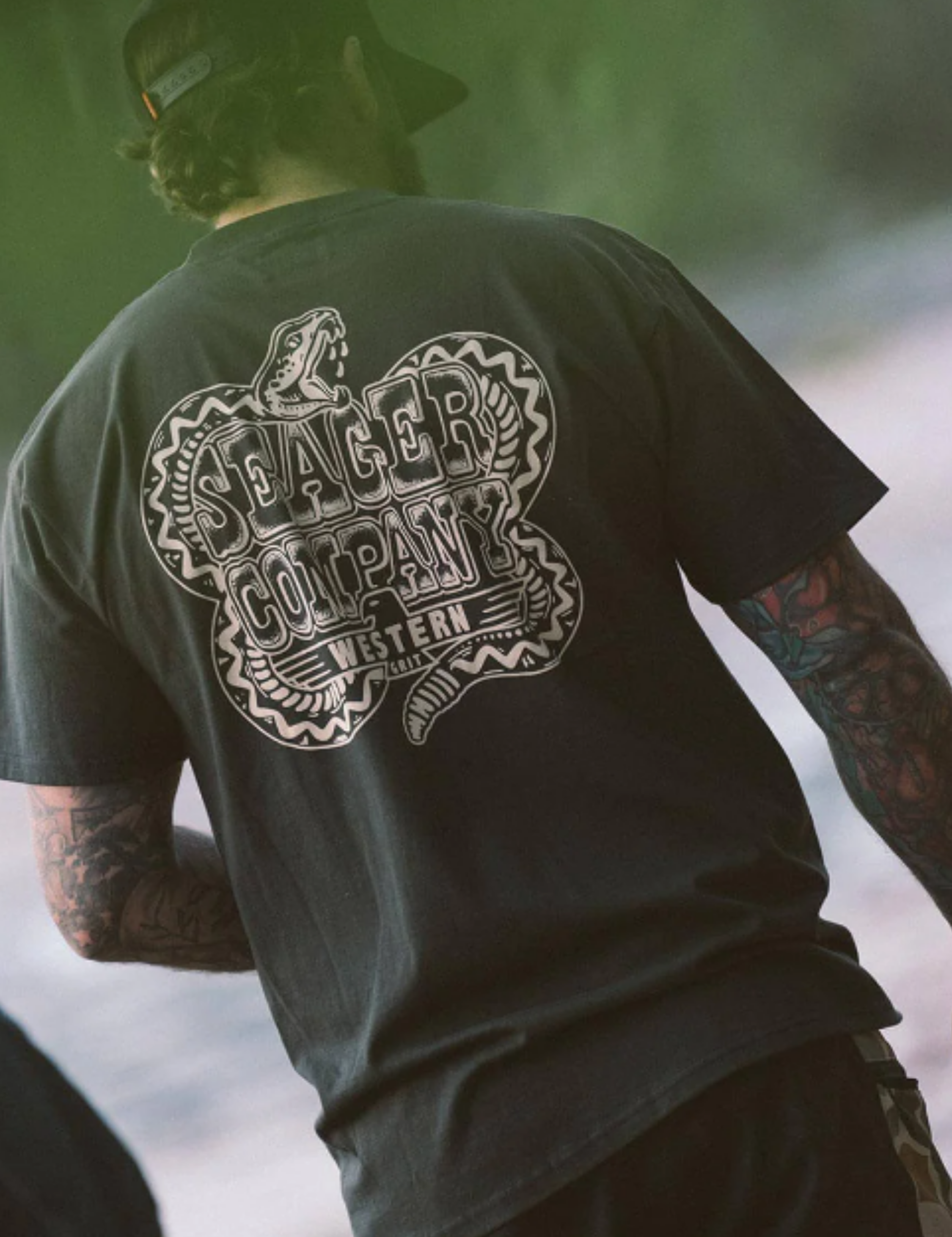 Seager Rattler Tee T-Shirt Graphic T Men’s Tops for Men Vintage Black Athens GA Georgia Kempt Menswear Store Near Me