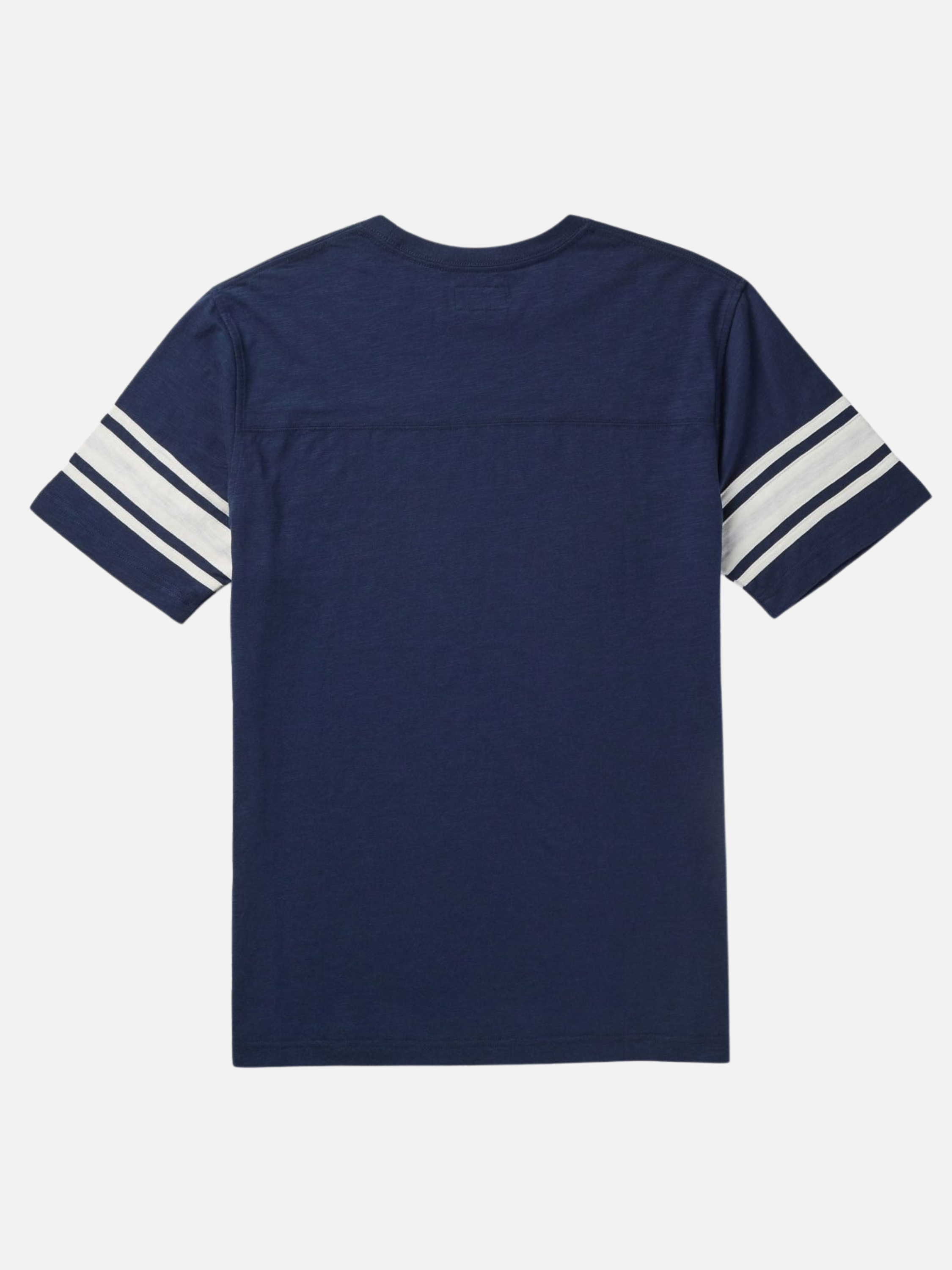 Seager Riggins Crew SS Short Sleeve Tee Graphic Stripe Navy Blue Men’s Top for Men Athens GA Georgia Kempt Menswear Store Near Me