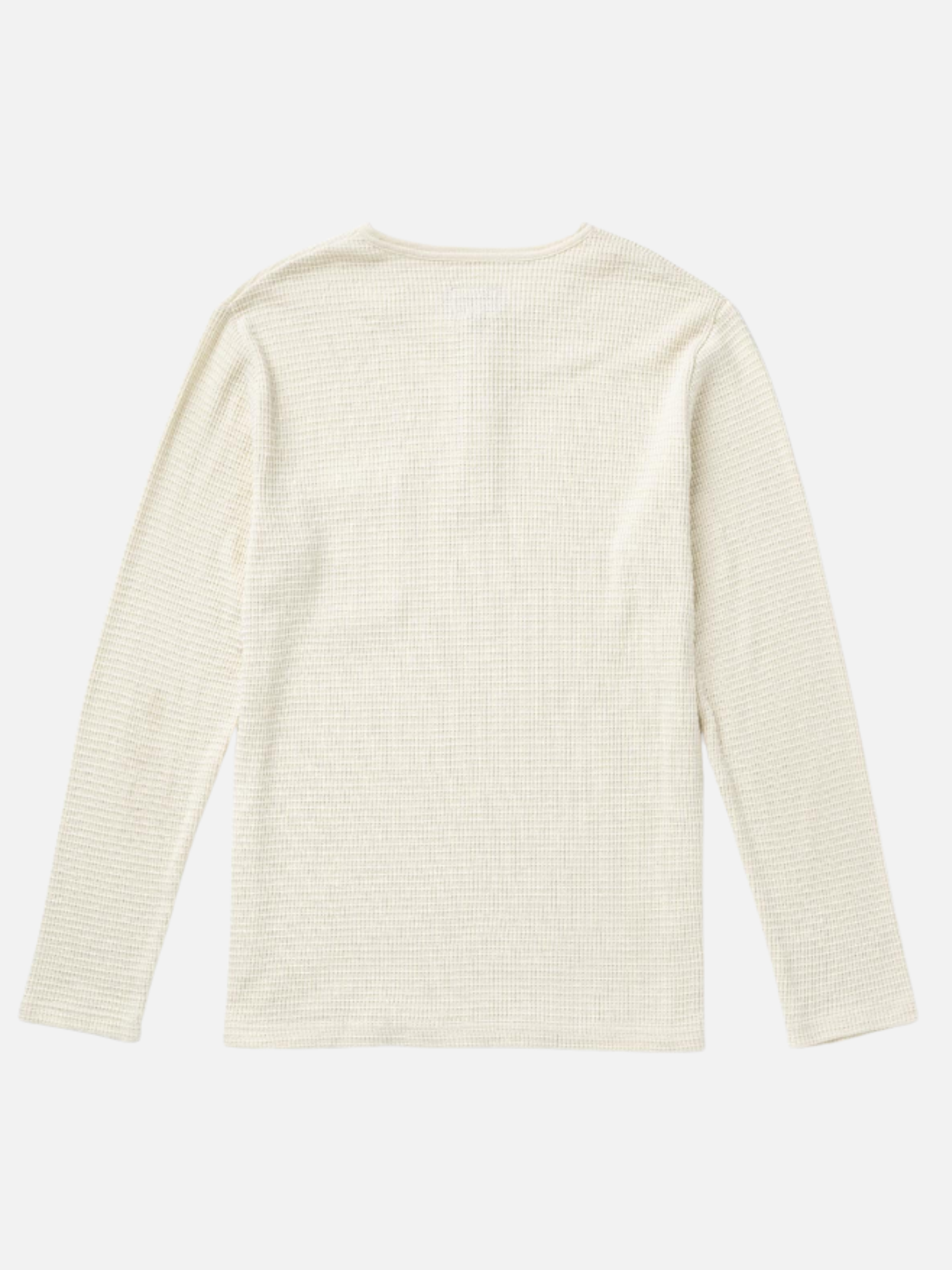 Seager Sawpit Henley LS Long Sleeve Thermal Shirt Men’s Fall Winter Tops for Men Vintage Black Washed Front Pocket Texture Athens GA Georgia Kempt Menswear Store Near Me