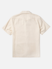 Seager Southpaw Whippersnapper Natural Cream Ivory Men’s SS Short Sleeve Top for Men Front Pocket Collared Button Shirt Athens GA Georgia Kempt Menswear Store Near Me