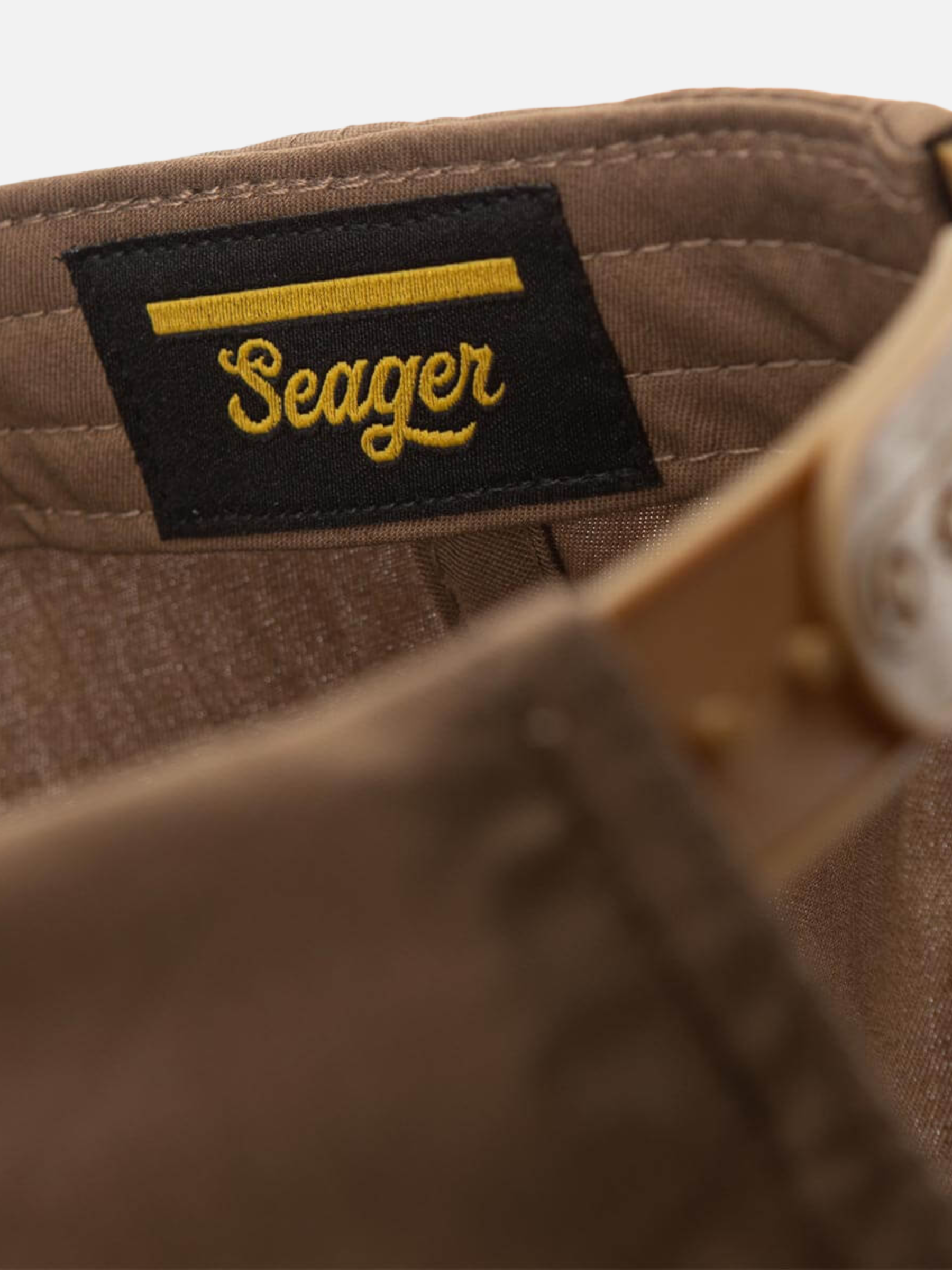 Seager Branded Snapback Brown Men's Adjustable Ball Cap Dad Hat For Men Athens GA Georgia Kempt Menswear Store Near Me