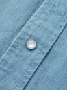  seager reagan pearl snap light wash indigo denim chambray button up western shirt kempt athens ga georgia men's clothing store