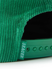 Seager Ramblin' Woman Cord Snapback Light Green Hat Unisex Corduroy Embroidered Cap For Women Athens GA Georgia Kempt Menswear Store Near Me