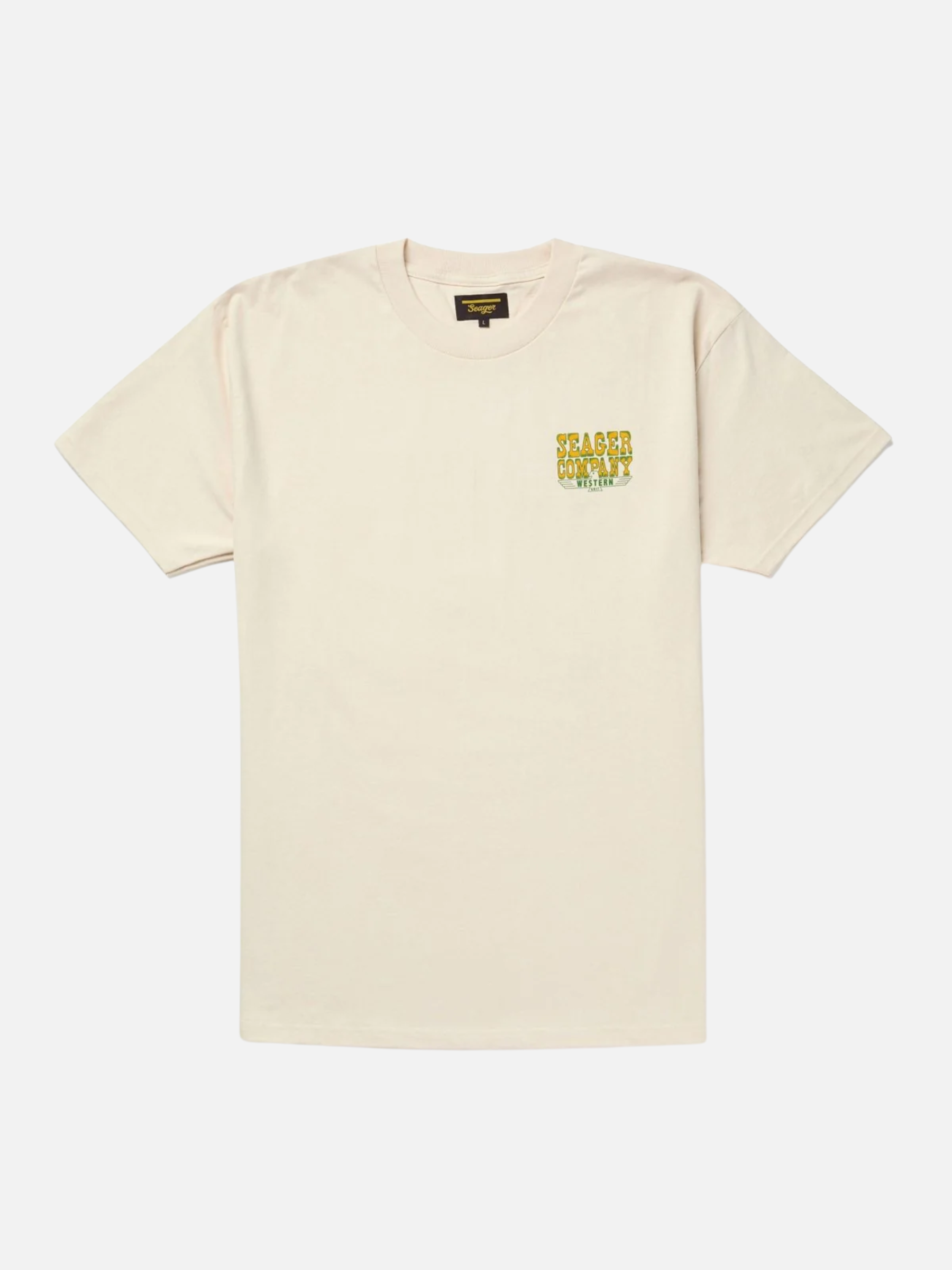 Seager Rattler Tee Vintage White Men's SS Short Sleeve Vintage Graphic Tee Shirt For Men Athens GA Georgia Kempt Menswear Store Near Me