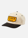 seager wilson snapback black white cream yellow gold embroidered patch kempt athens ga georgia men's clothing store