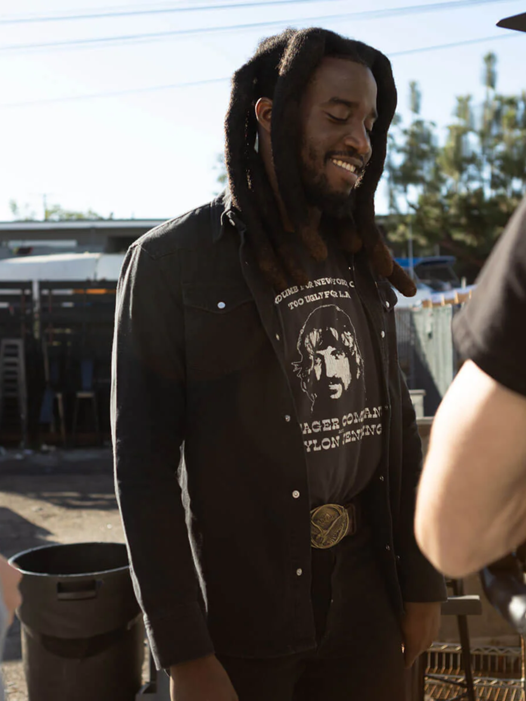 Seager X Waylon Jennings Dumb Ugly Tee Vintage Black Men's SS Short Sleeve Graphic Tee Shirt For Men Athens GA Georgia Kempt Menswear Store Near me